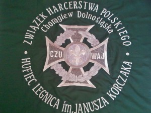 nowy sztandar ZHP Legnica