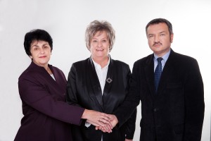 Razem obronimy gminę! Irena Rogowska, Tadeusz Maćkała, Wanda Dobrzyńska