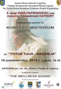 1-  Plakat Legnica 1-r  Dzień Papieski -2015
