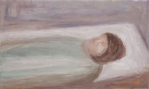 Wrobel-Kruczenkow Malgorzata, Z cyklu Obrazy Intymne, Matka (Odejście), 120 x 200 cm, olej na płótnie, 2014.jpg