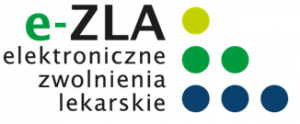 e ZLA logotyp
