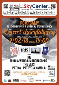 Plakat Gwarna - Koncert charytatywny09.02.2018