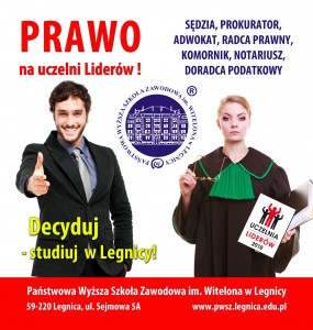 Studiuj Prawo w PWSZ im. Witelona w Legnicy - 2