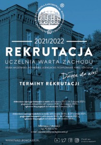 Plakat - terminy rekrutacji