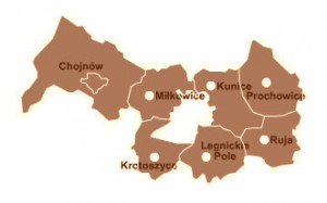 powiat legnica mapa