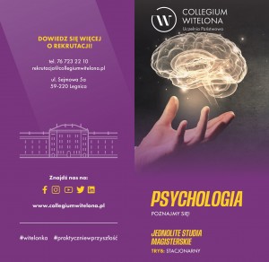 Psychologia ulotka