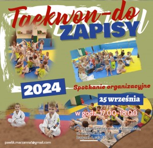 zapisy TKD Kids